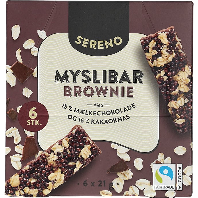 Sereno Müslibar m. brownie 126 g