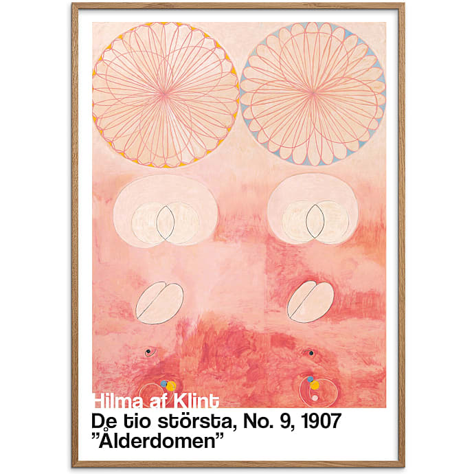 Citatplakat Ålderdomen H. af Klint 70x100