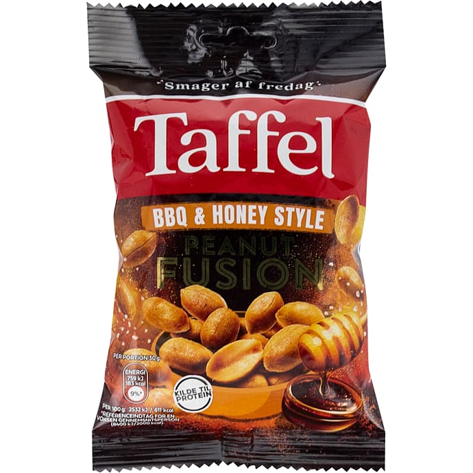 Taffel Jordnødder BBQ og Honning