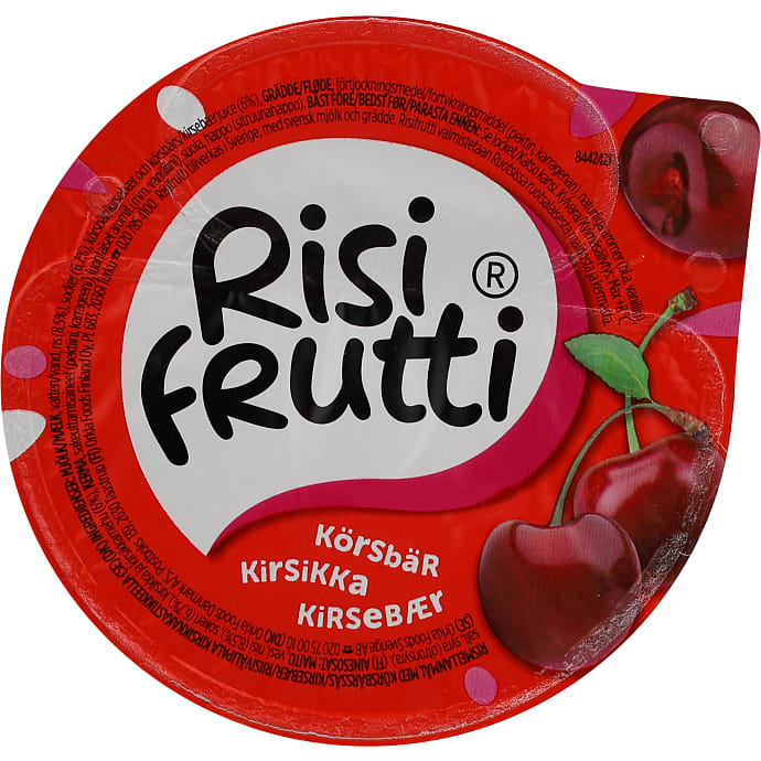 Risdessert m. kirsebærsauce