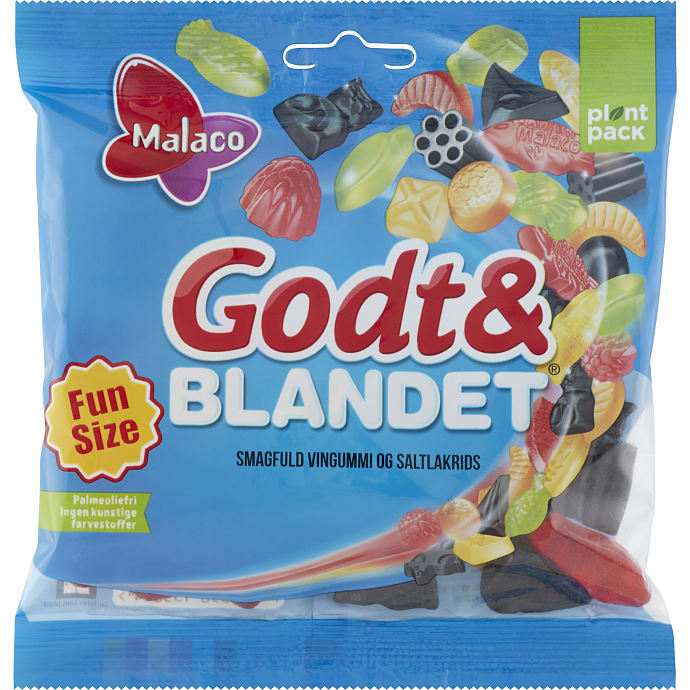 Malaco Godt & Blandet 120 g