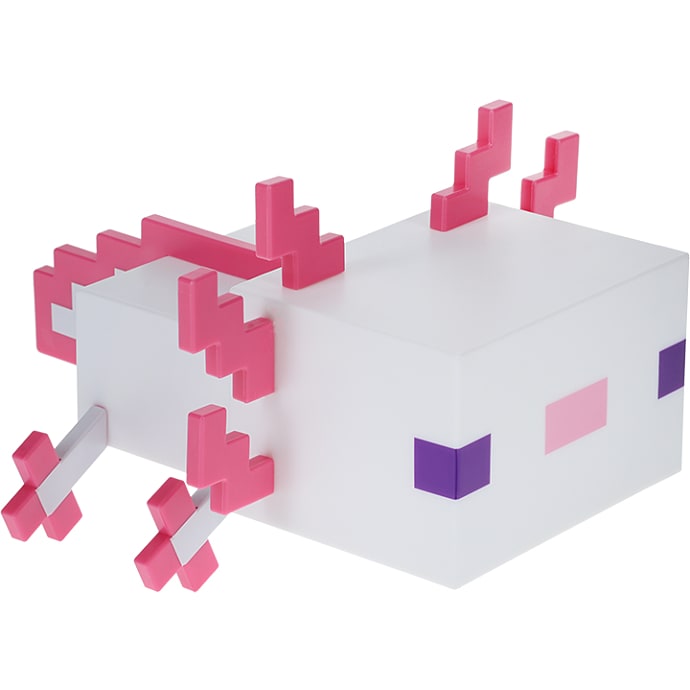 Paladone Minecraft Axolotl Lampe Hvid