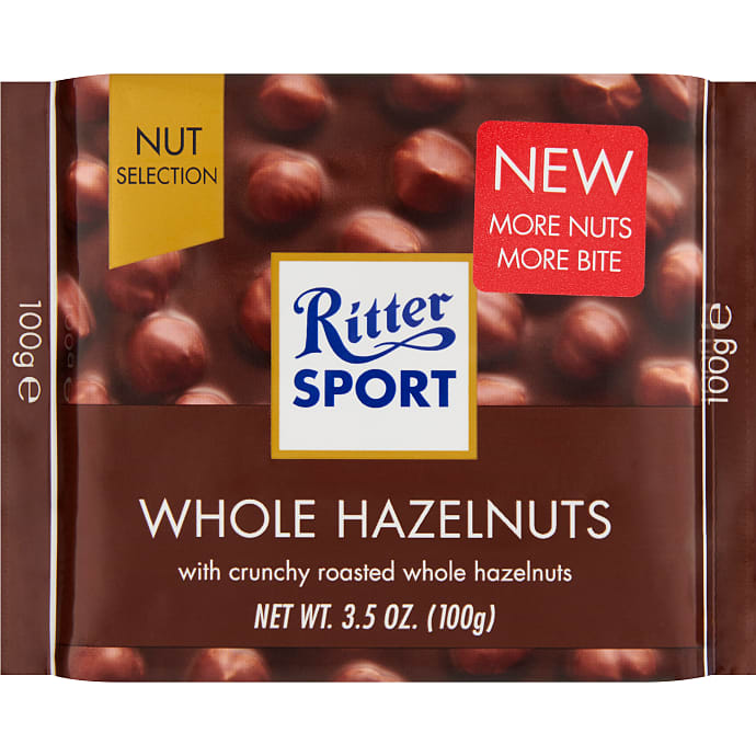 Ritter Sport Mælkechokolade Hasselnødder