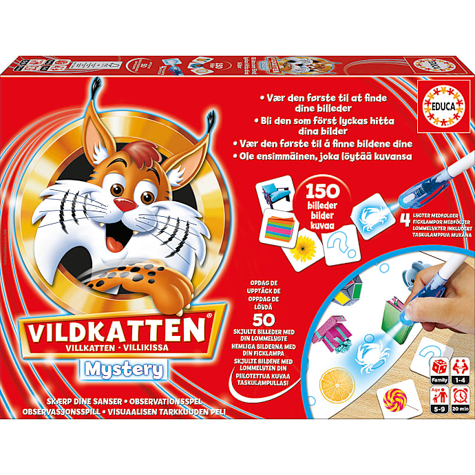 Vildkatten mysteriet 150 brikker – produktbillede