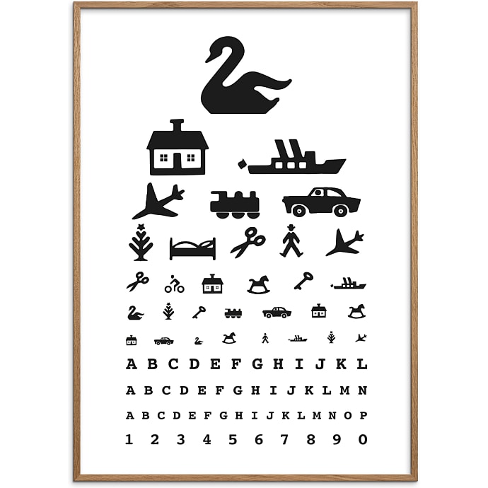 Citatplakat Retro synstavle 30x40