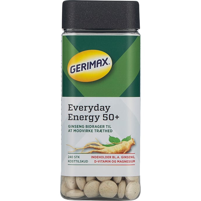 Ginseng, D-vitamin og magnesium