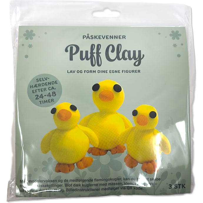 1Conzept Puff clay DIY sæt kyllinger