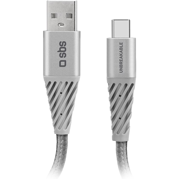 SBS Lightning Kabel Sølvfarvet