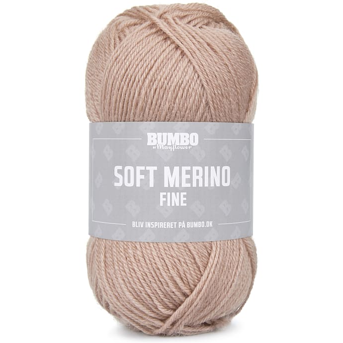 BUMBO Soft Merino Fine Uldgarn - Sand 1127