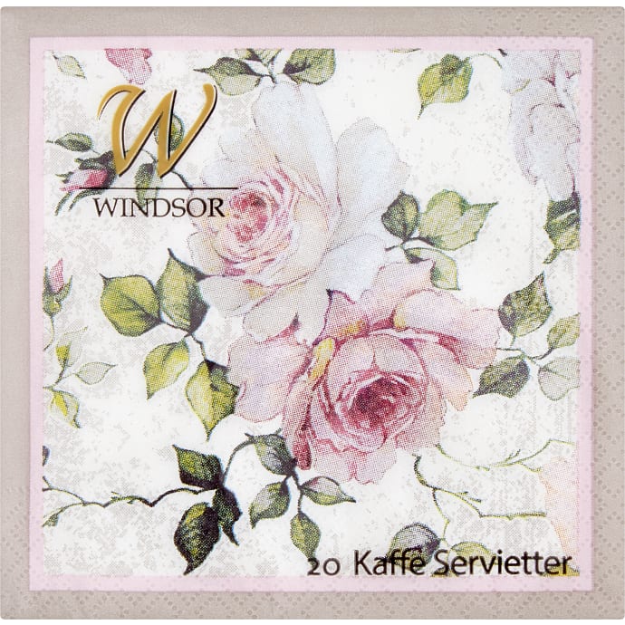 Windsor Mønstrede Servietter 25x25 cm