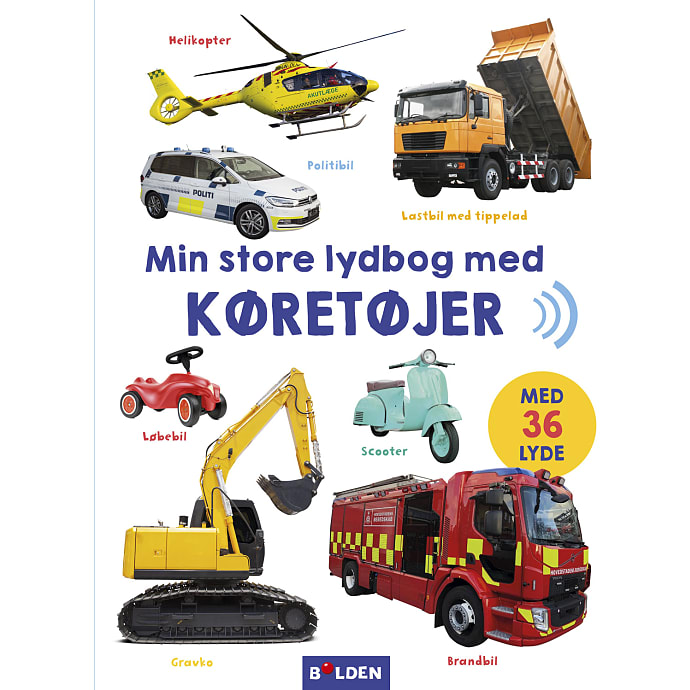 Min store lydbog med køretøjer