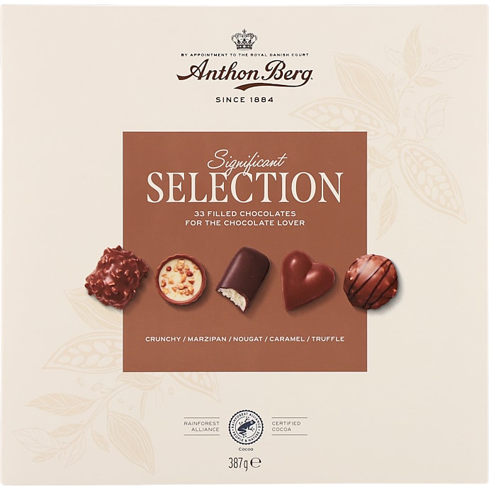 Blandede fyldte chokolader