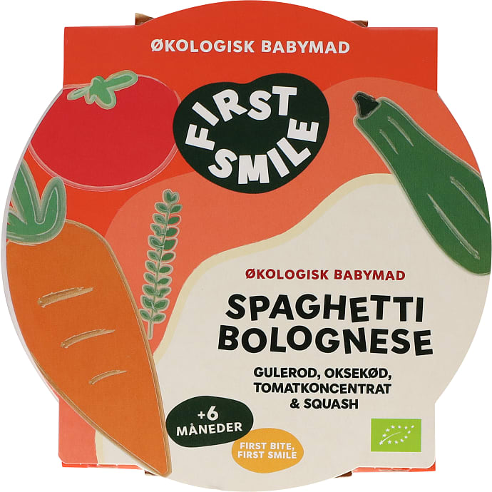 First Smile, Mos m. oksekød, gulerod, squash øko