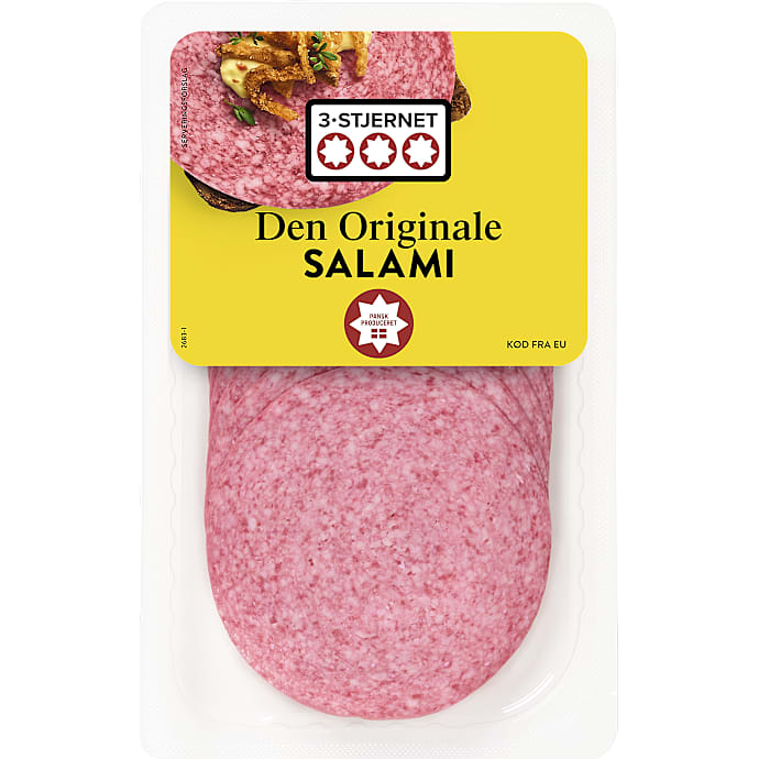3-Stjernet Original Salami i skiver