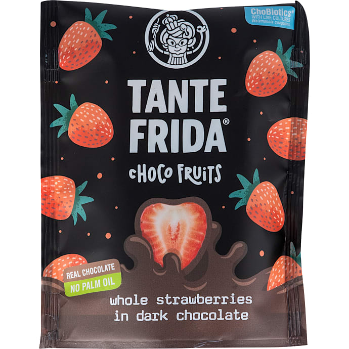 Chokoladekugler m. jordbær