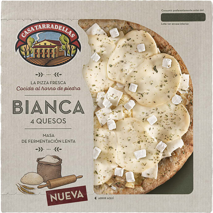 Casa Tarradellas Pizza m. fire oste 400 g