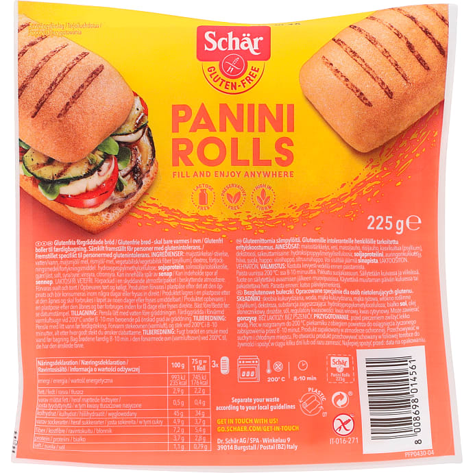 Paninibrød glutenfri