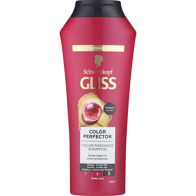 Color Radiance shampoo farvet og highlightet hår