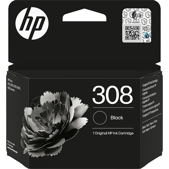 HP blæk nr. 308 sort