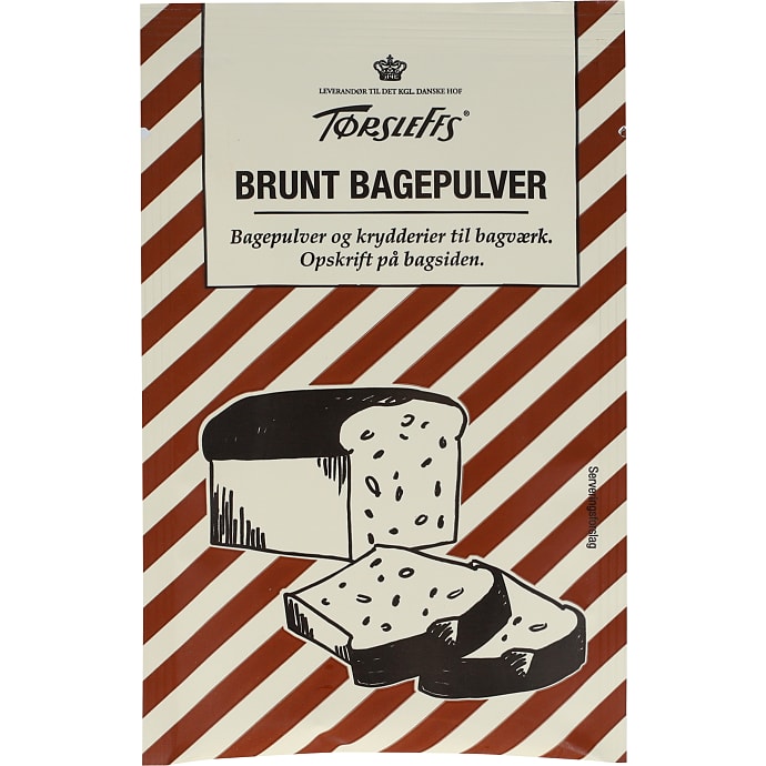 Brunt bagepulver m. krydderier