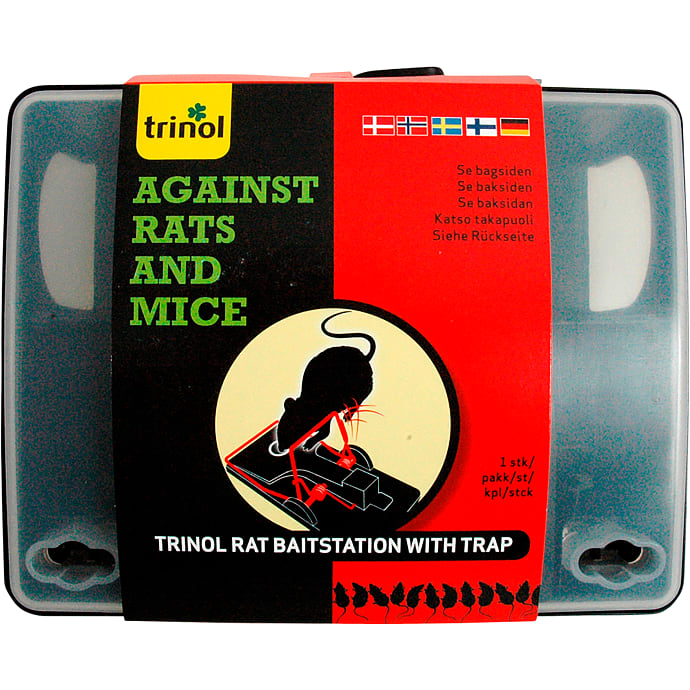 Rottefoderstation med fælde