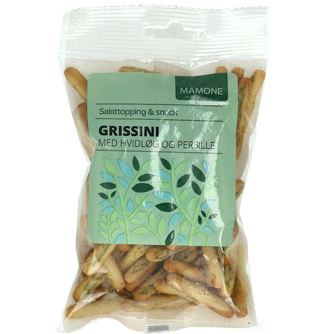 Mamone Grissini m. persille og hvidløg 50 g