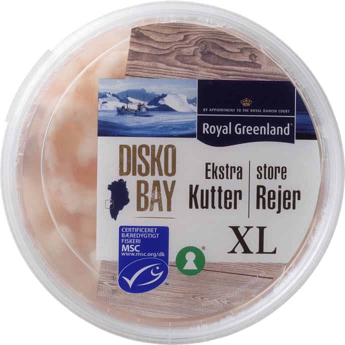 Grønlandske rejer i lage XL