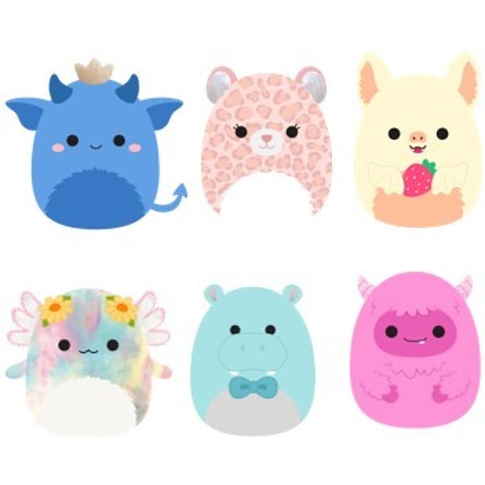 Squishmallows bamse 19 cm - flere varianter - assorteret