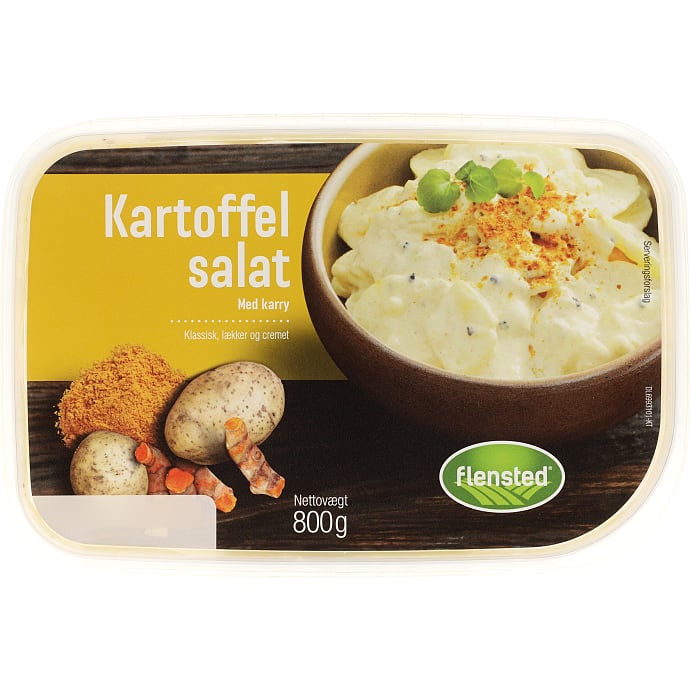 Kartoffelsalat m. karry