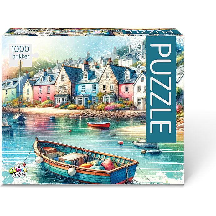 Puslespil - 1000 brikker - flere varianter - assorteret