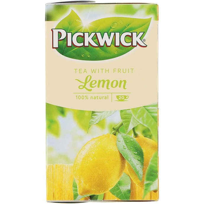 Pickwick Sort te med citron 20 stk