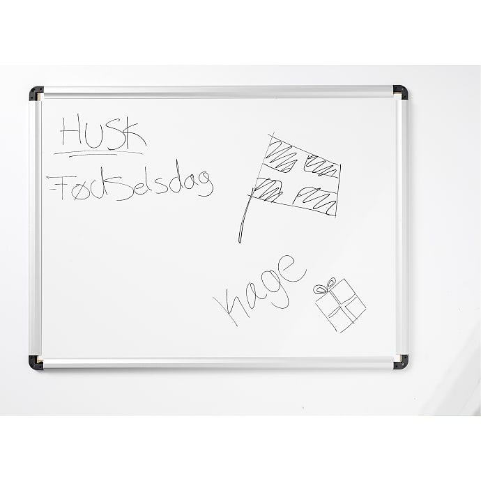 Naga Whiteboard tavle magnetisk 45 x 60 cm