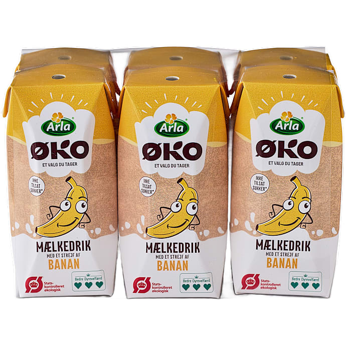 Mælkedrik m. banansmag øko