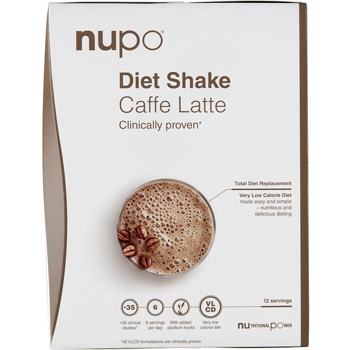 Nupo Kosterstatningspulver m. caffe latte smag 384 g