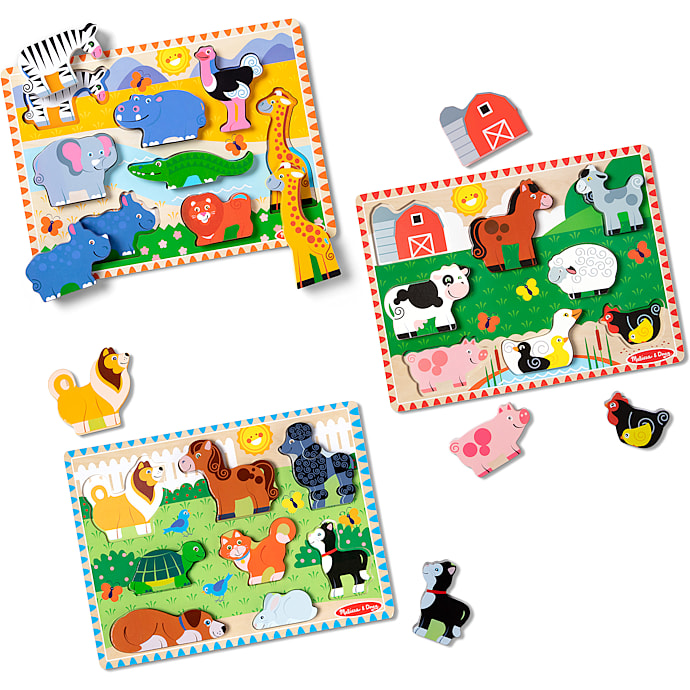 Melissa & Doug Chunky Puslespil