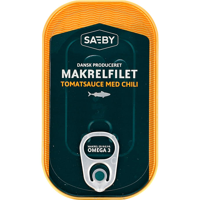 Makrelfilet i tomat m. chili