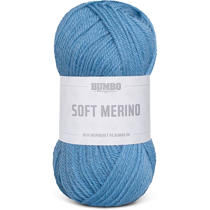 BUMBO By Mayflower merinouldgarn - støvet blå 149
