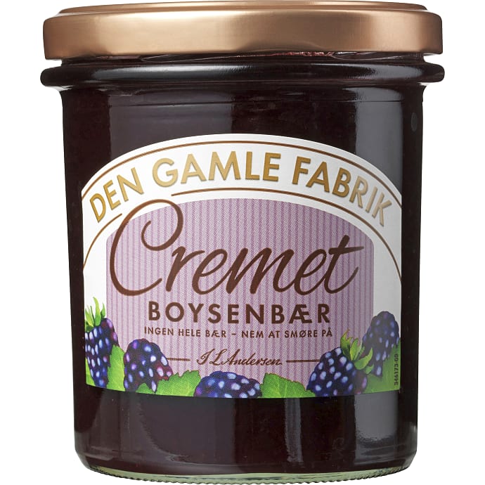 Den Gamle Fabrik Cremet boysenbærmarmelade 350 g