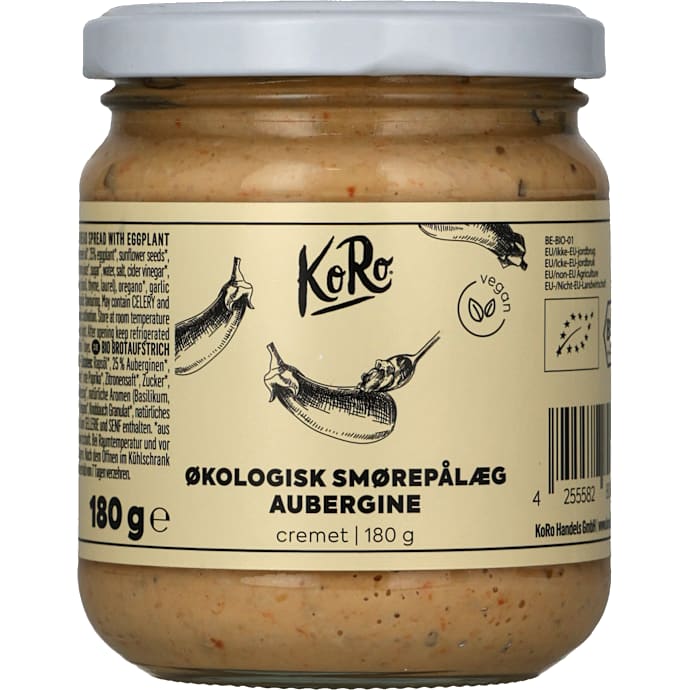 KoRo Plantebaseret smørepålæg m. aubergine øko