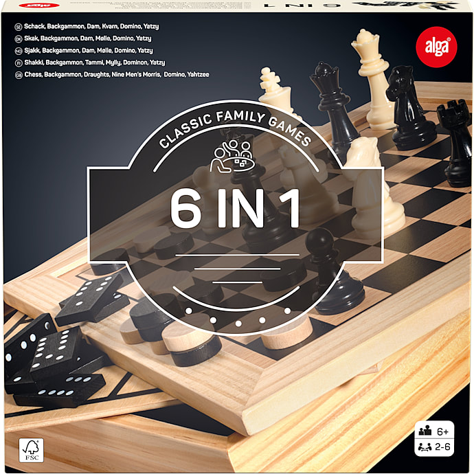 Alga 6 i 1 spil