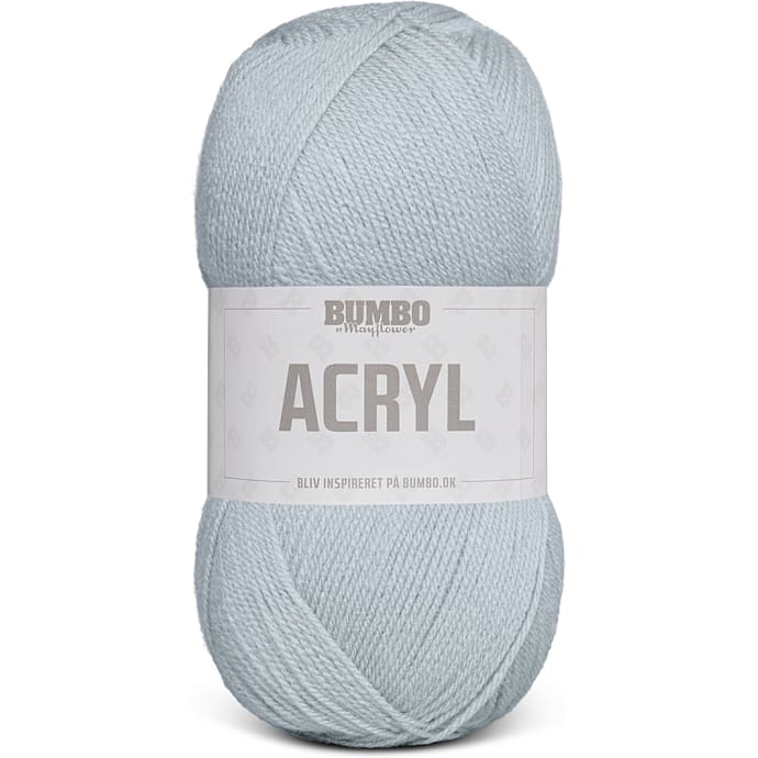 Bumbo akryl fv. 60 sølvgrå