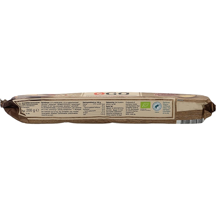 Øgo Havrekiks med chokoladeovertræk