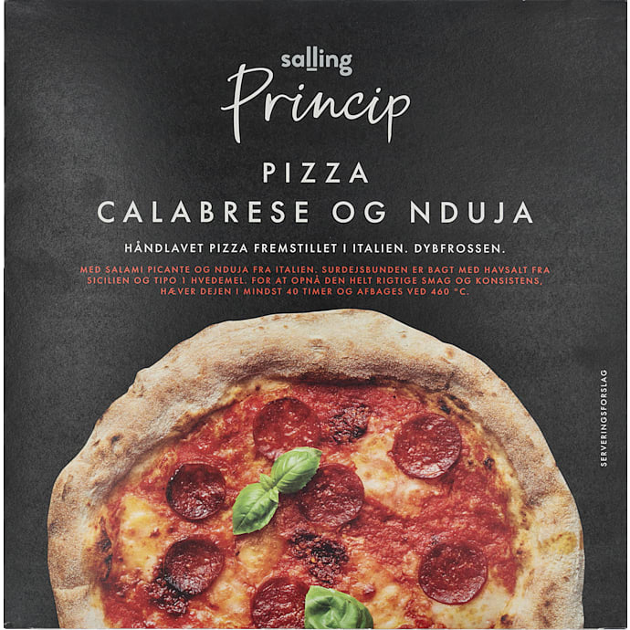 Salling Princip Pizza Calabrese og Nduja