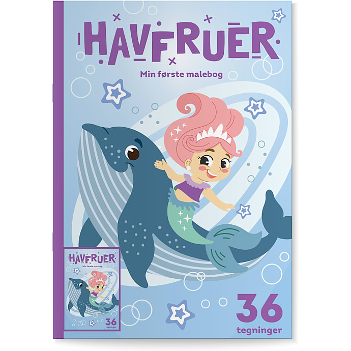Havfruer - Min første malebog