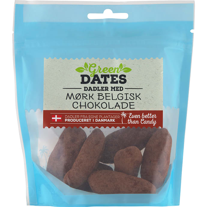 Dadler m. belgisk chokolade