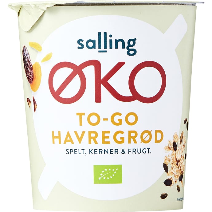 Instant havregrød m. spelt, kerner og frugt øko