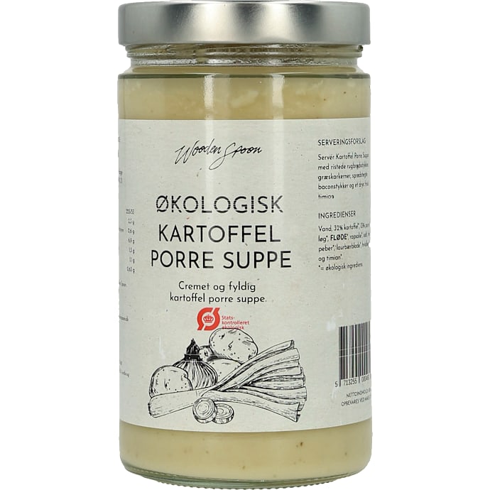 Kartoffel porre suppe øko