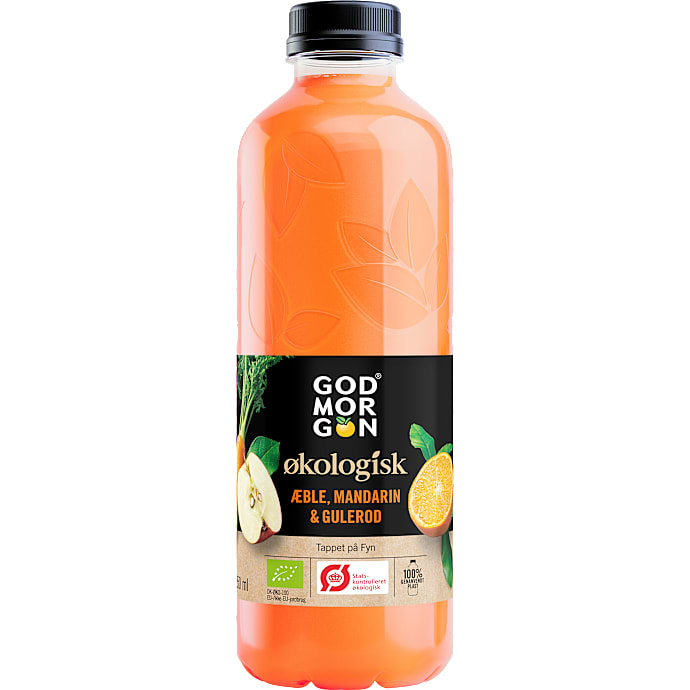 Juice m. æble, mandarin og gulerod øko