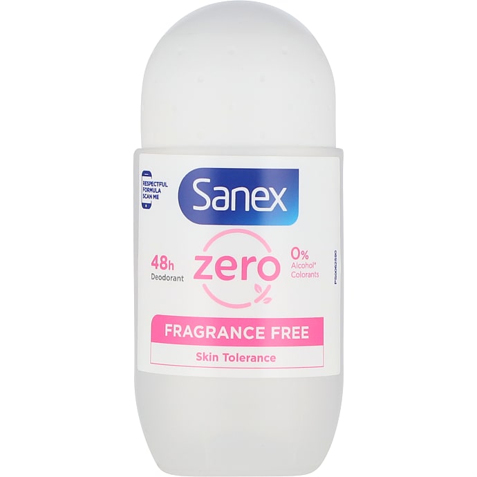 Sanex Zero Deo Roll-on parfumefri 50 ml