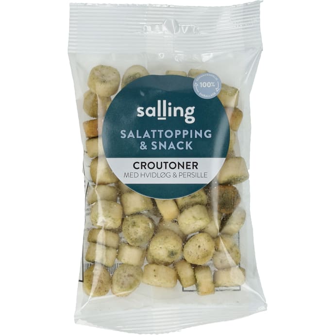 Croutoner m. hvidløg og persille